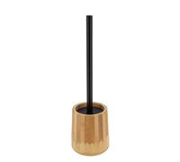 TENDANCE Brosse WC avec Support en Bambou et Manche en Acier Inoxydable