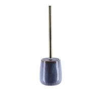 TENDANCE Brosse WC avec Support en céramique Bleu émaillé