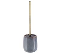 TENDANCE Brosse WC avec Support en céramique Bleu émaillé