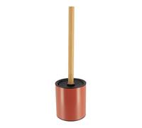TENDANCE Brosse WC avec Support en métal Terracotta et Manche en Bambou, 3664323174977