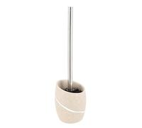 TENDANCE Brosse WC avec Support en résine Beige Effet Pierre