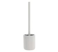 Tendance - Brosse WC polyresine striee- Blanc