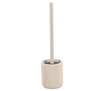 TENDANCE - Brosse WC polyresine striee - Taupe