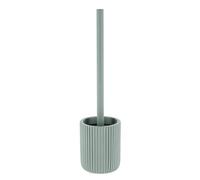 TENDANCE - Brosse WC Polyrésine Striée - Vert Eucalyptus - Salle de Bain - Poubelles et Brosses WC