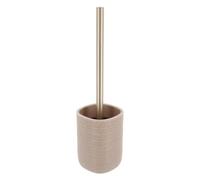 TENDANCE - Brosse WC strie polyresine - Beige
