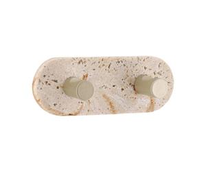 TENDANCE - Crochet Double polyresine et Metal Gold 3m - facon travertin