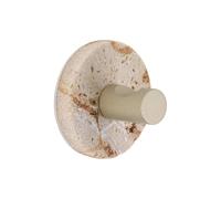 Tendance - Crochet Simple Polyrésine et Métal Gold 3m - Façon Travertin - Salle de Bain - Accessoire Utilitaire