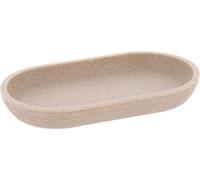 TENDANCE | Dessous de verre pour salle de bain - Ovale - Beige - Stylé - Résistant aux gouttes d'eau - Design moderne - Coupe cosmétique