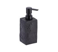 TENDANCE Distributeur à Savon ou Lotion en résine Noir Aspect Pierre 260 ML