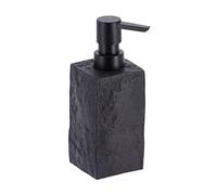 TENDANCE Distributeur à Savon ou Lotion en résine Noir Aspect Pierre 260 ML