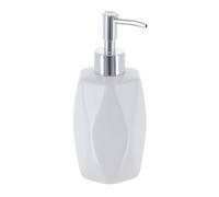 Tendance - Distributeur a Savon gres Forme Losange 330 ML - Blanc