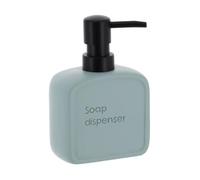 Tendance - Distributeur a savon julia polyresine grave soap dispenser 225 ml - vert d eau