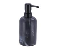 TENDANCE - Distributeur à Savon Polyrésine 300 ML - Noir Marbre - Salle de Bain - Accessoire Salle de Bain à Poser