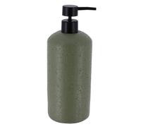 TENDANCE - Distributeur a Savon polyresine Effet Pierre 800ml - Kaki