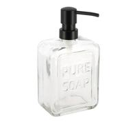 Tendance Distributeur de savon Pure – Verre transparent – 550 ml
