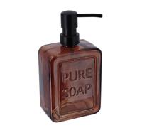 TENDANCE Distributeur de Savon ou Lotion en Verre Ambre 550 ML