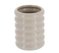 Tendance - Gobelet en gres facon 70 s 350 ml - grege
