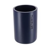 TENDANCE - Gobelet Polyrésine 370ml - Bleu Marine - Salle de Bain - Accessoire Salle de Bain à Poser