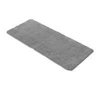 TENDANCE Grand Tapis de Salle de Bain Double Vasque en Microfibre Gris 50 x 120 cm