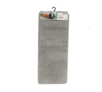 TENDANCE Grand Tapis de Salle de Bain Double Vasque en Microfibre Gris Clair 50 x 120 cm