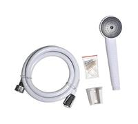 TENDANCE - Kit douchette PVC 1 Fonction Flexible 150 cm - Blanc