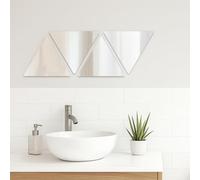 TENDANCE Lot de 4 Petits miroirs muraux décoratifs Auto-adhésifs