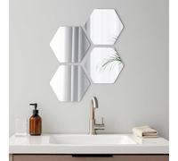 TENDANCE Lot de 4 Petits miroirs muraux décoratifs Auto-adhésifs