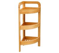Tendance Maison Etagère d'angle Bambou 3 Niveaux PM