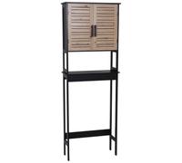 Tendance - Meuble Dessus WC MDF/Etagère MDF - Bergen - Salle de Bain - Meubles Salle de Bain