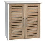Tendance Meuble Haut de salle de bain - 2 portes - Aspect Chêne vieilli