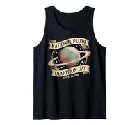 Tendance National Pluto Demotion Day Vintage Space Nerd Funny Débardeur