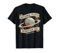 Tendance National Pluto Demotion Day Vintage Space Nerd Funny T-Shirt