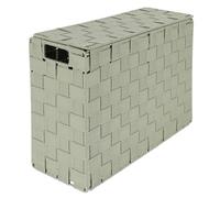 Tendance - Panier de Rangement pour Papier Toilette Rectangulaire pp/Métal - Vert Sauge - Salle de Bain - Rangements