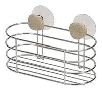 Tendance - Panier oval metal sur 2 ventouses 2 deco - galet