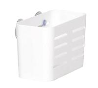 Tendance - Panier rectangulaire gm ps sur ventouses - blanc