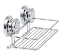 TENDANCE - Panier rectangulaire Metal sur ventouses - Chrome