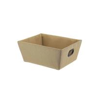 Tendance - Paniere dressing polyester l20,5xp26xh10,5 cm - dore