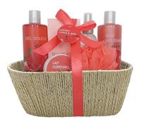 Tendance - Pomegranate Care Set - Foaming Bath 300ml, Shower Gel, Body Milk, Mist, Bath Salts - Kit COFFRET CADEAU BIEN-ETRE A TEL