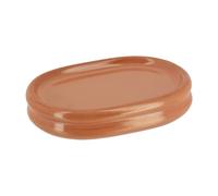 Tendance - Porte savon en gres facon 70 s - terre de sienne