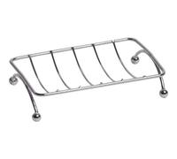 Tendance Porte-Savon en métal chromé 12,4 x 8,5 x 2 cm