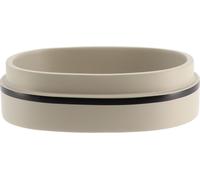 Tendance Porte-savon noir beige Polyrésine 3,6x12,7x9 cm Décoration salle de bains