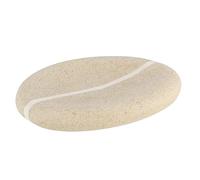TENDANCE Porte-Savon en résine Beige Effet Pierre
