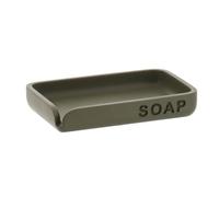 Tendance - Porte-savon profond en polyrésine - vert olive