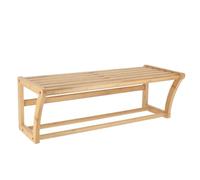 Tendance - Porte serviettes mural bambou 1 etagere - bambou