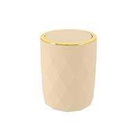 Tendance - Poubelle abs + rubber 6l - beige