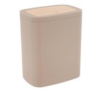Tendance - Poubelle ABS Rubber + PVC Façon Bambou 5l - Beige - Salle de Bain - Accessoire Salle de Bain à Poser