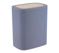 TENDANCE Poubelle de salle de bain 5L ouverture par pression - Gris et Beige, 3664323175370
