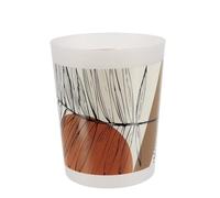 TENDANCE - Poubelle PP Imprimée 5l - Reconnect - Salle de Bain - Poubelles et Brosses WC