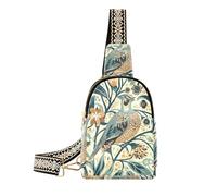 Tendance Quail Portray Années 1900 Doux Canard Jaune Bleu Clair Petit sac banane antivol pour femme pour sac à dos de jour