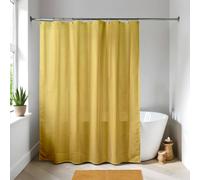 Tendance - Rideau de douche peva 180x200cm - moutarde